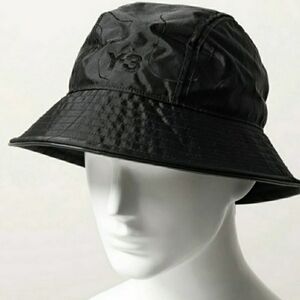 NWT Y-3 Yohji Yamamoto Black Bucket Hat